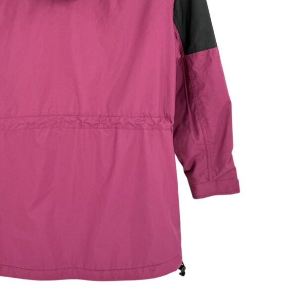 The North Face Women's Full Zip Logo Front Berry Black Lightweight Hooded Jacket - Picture 6 of 10